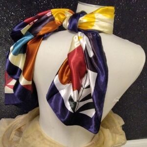 New Colorful Silky Scarf